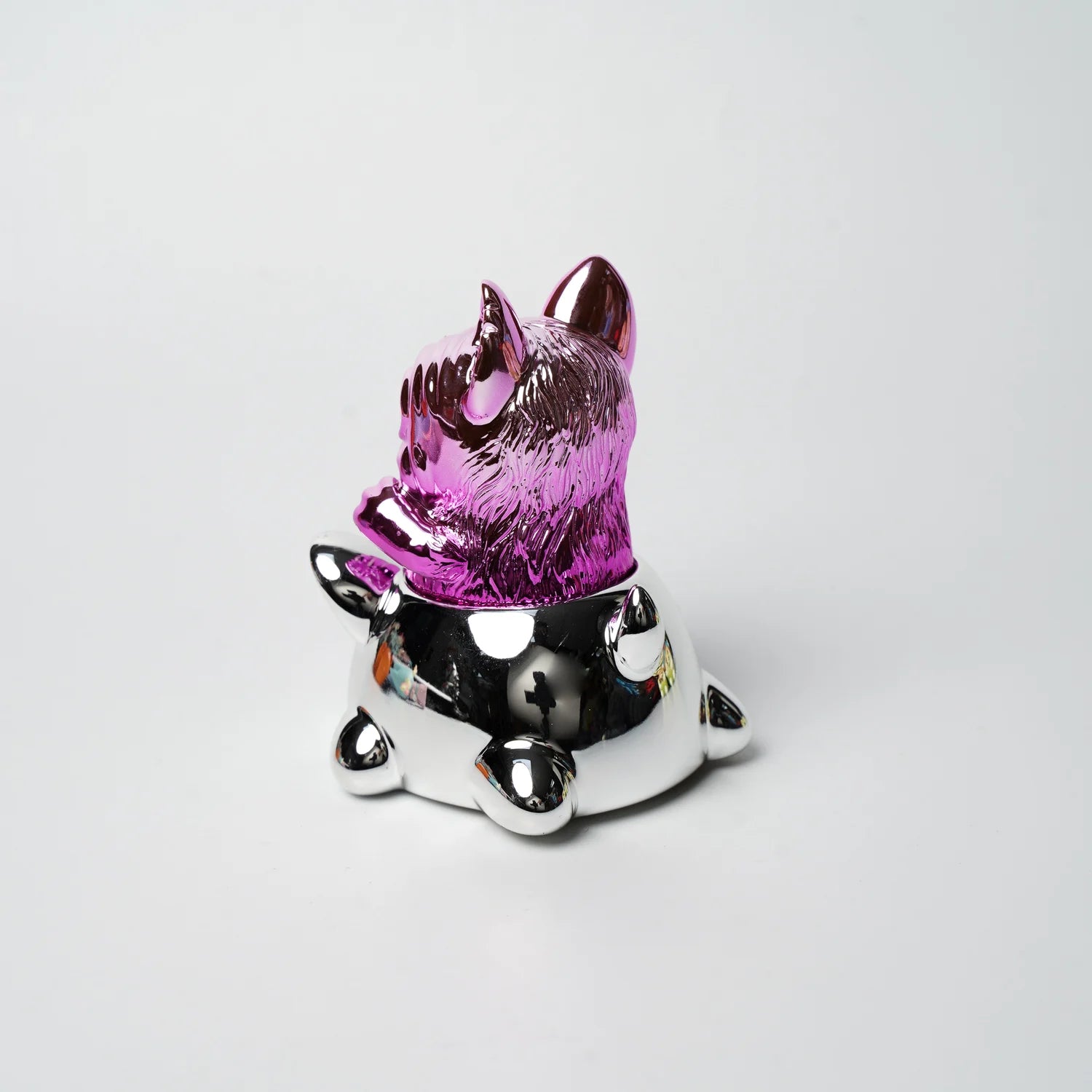 Chrome Pink Nimbus Chibi Soft Vinyl Art Toy