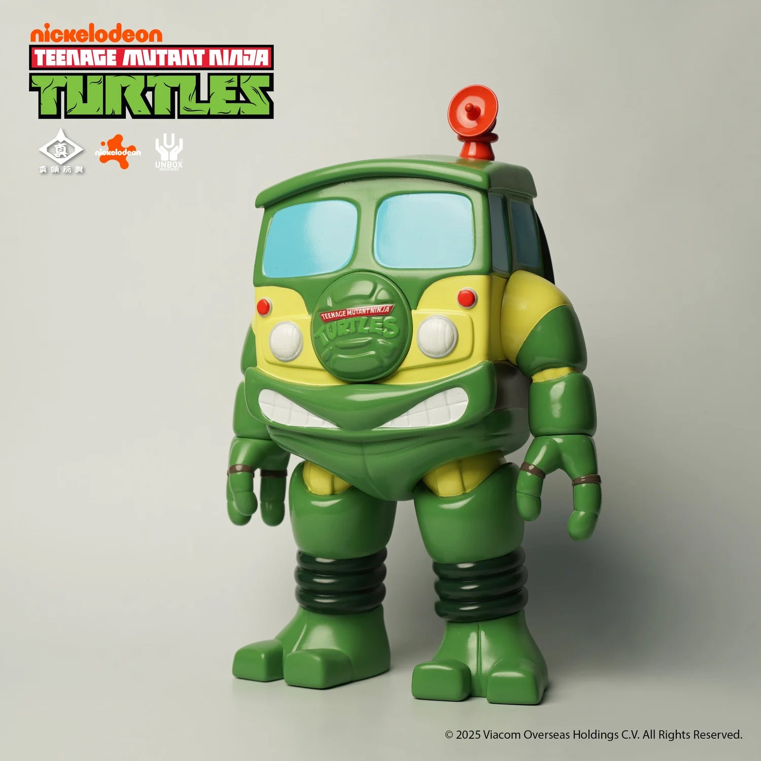 TMNT Turtle Walker figure inspired by Ghostbusters Ecto-1