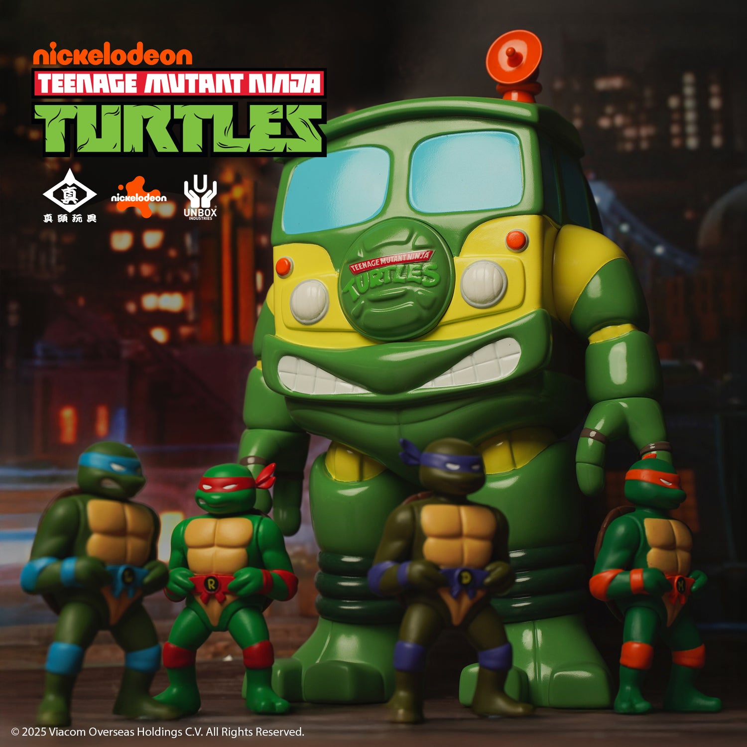 RXHxTMNT Turtles Figure Set&Walker Wagon RXH TMNT TURTLE WALKER WAGON V2 PRE-ORDER – Unikollect