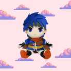 A detailed Ike plush from the Fire Emblem series, showcasing his blue armour. Perfect for Fire Emblem fans and plush toy collectors.